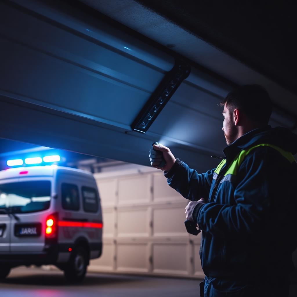 Emergency service - professional garage door technician