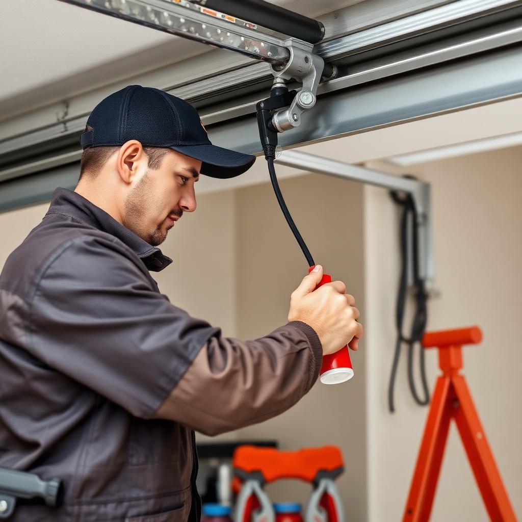 Maintenance service - professional garage door technician